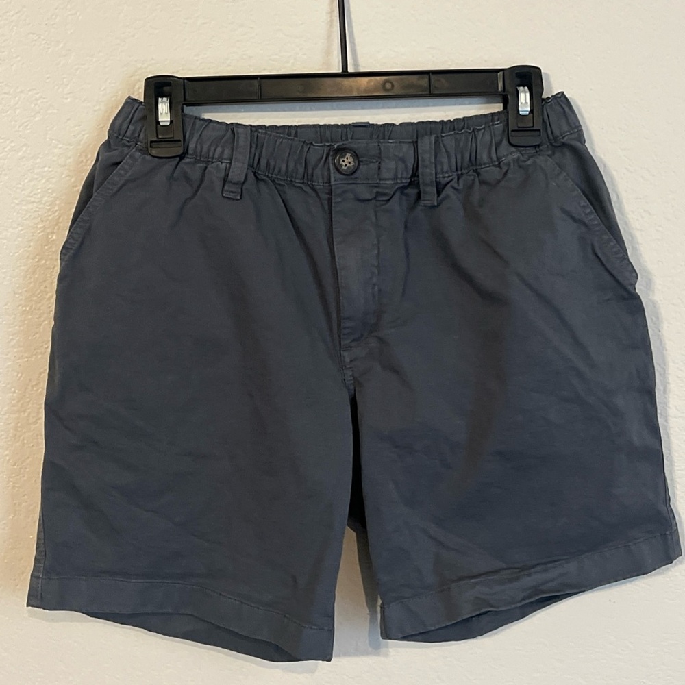 Chubbies Men's Originals Gray 7" Inseam Shorts Elastic Waist Size S Cotton Lycra